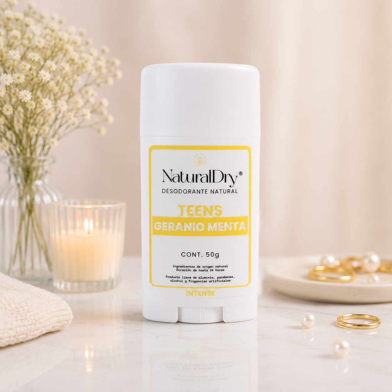 NaturalDry Desodorante Natural Protección Duradera Variantes Aromáticas