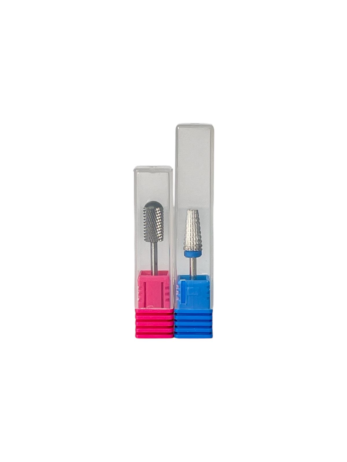 Brocas de Carburo Profesional Rosa y Azul – Para Acrílico y Gel