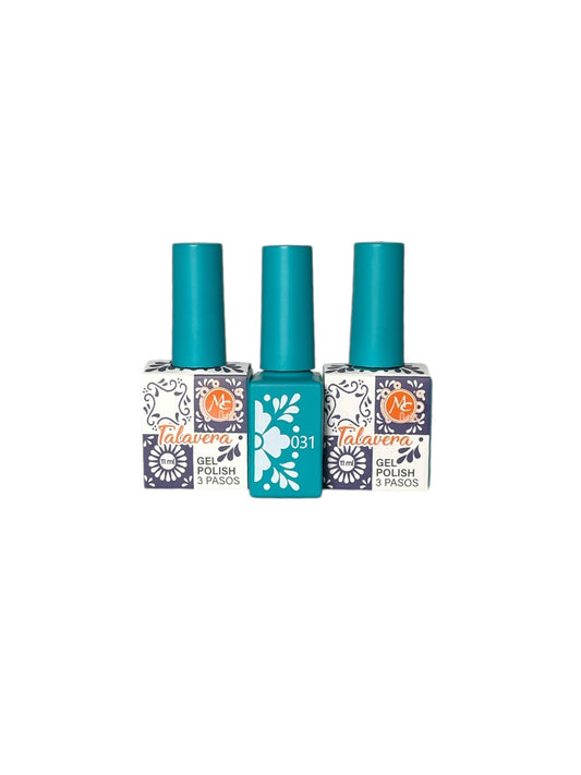 Esmalte en Gel MC Nails Talavera 031 – Verde Turquesa Vibrante