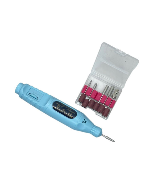 Pulidora Eléctrica para Uñas Profesional – Velocidad Variable con Accesorios