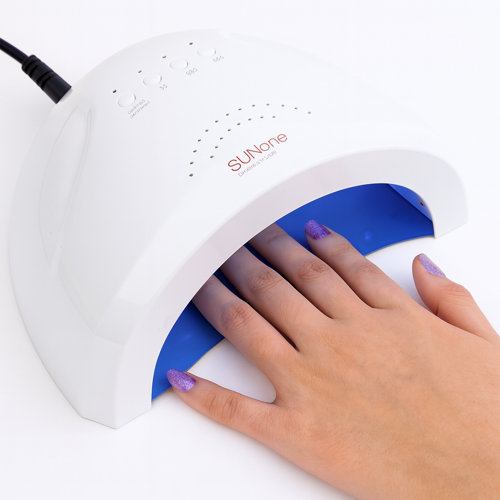Lámpara LED/UV SUNone para Uñas – Secado Rápido de Gel y Esmalte Semipermanente
