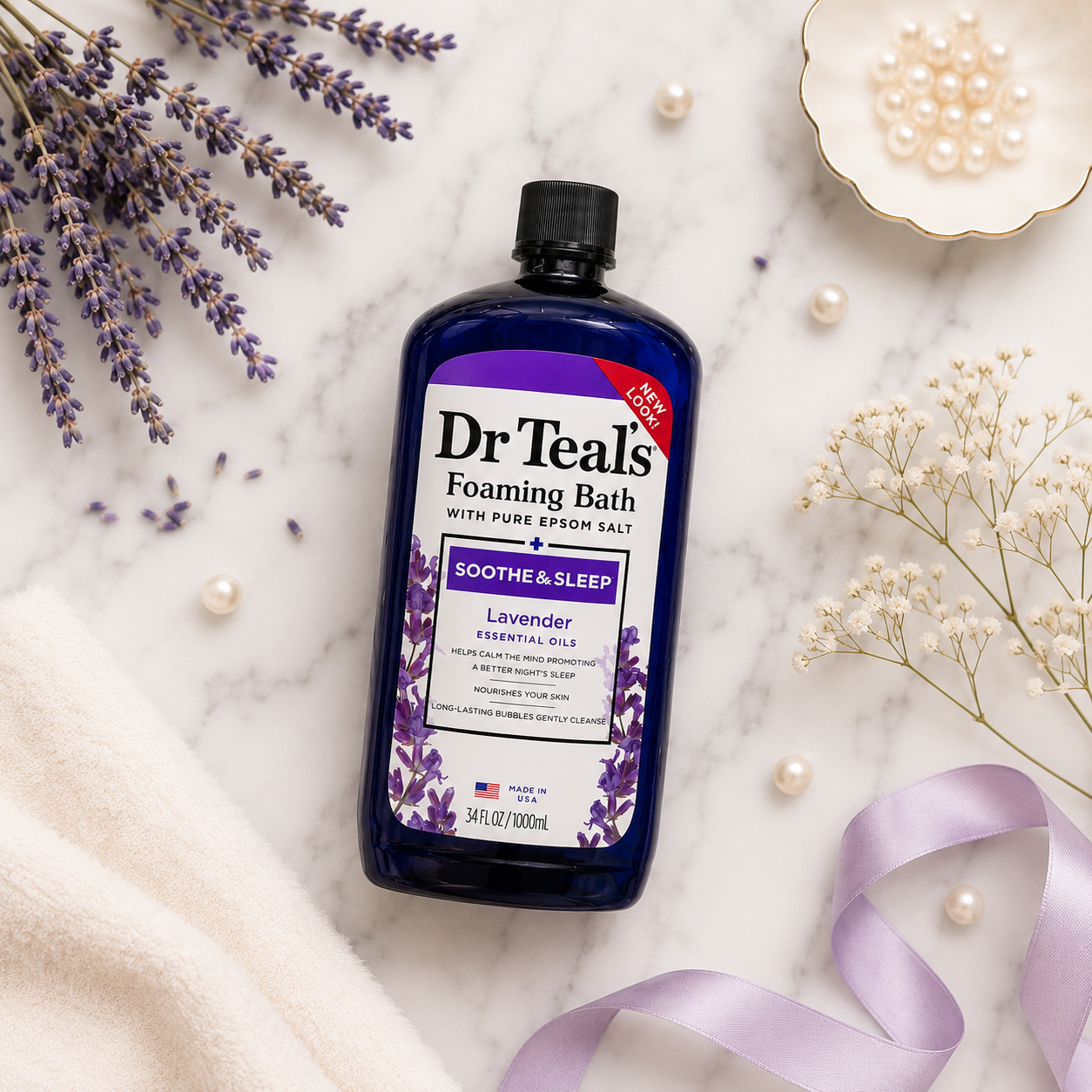Dr Teal's Baño Espumoso Relajante Lavanda Nocturna