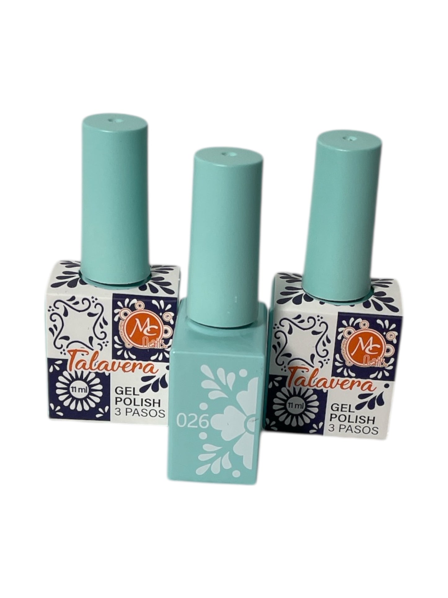 Esmalte en Gel MC Nails Talavera 026 – Azul Menta
