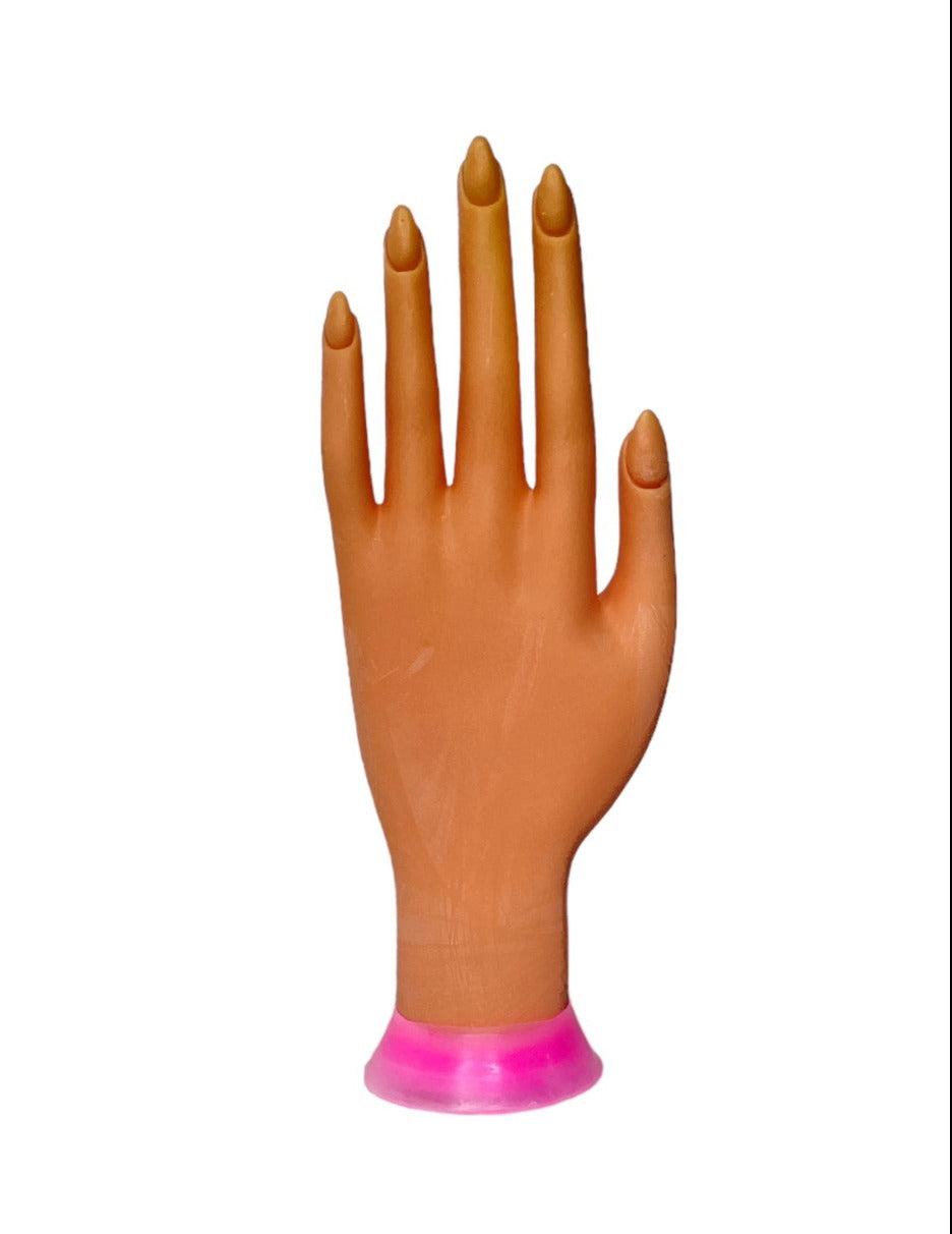 Mano de Práctica para Uñas – Manicura Profesional con Base Antideslizante