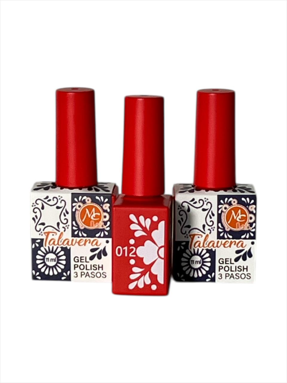 Esmalte en Gel MC Nails Talavera 012 - Rojo anaranjado
