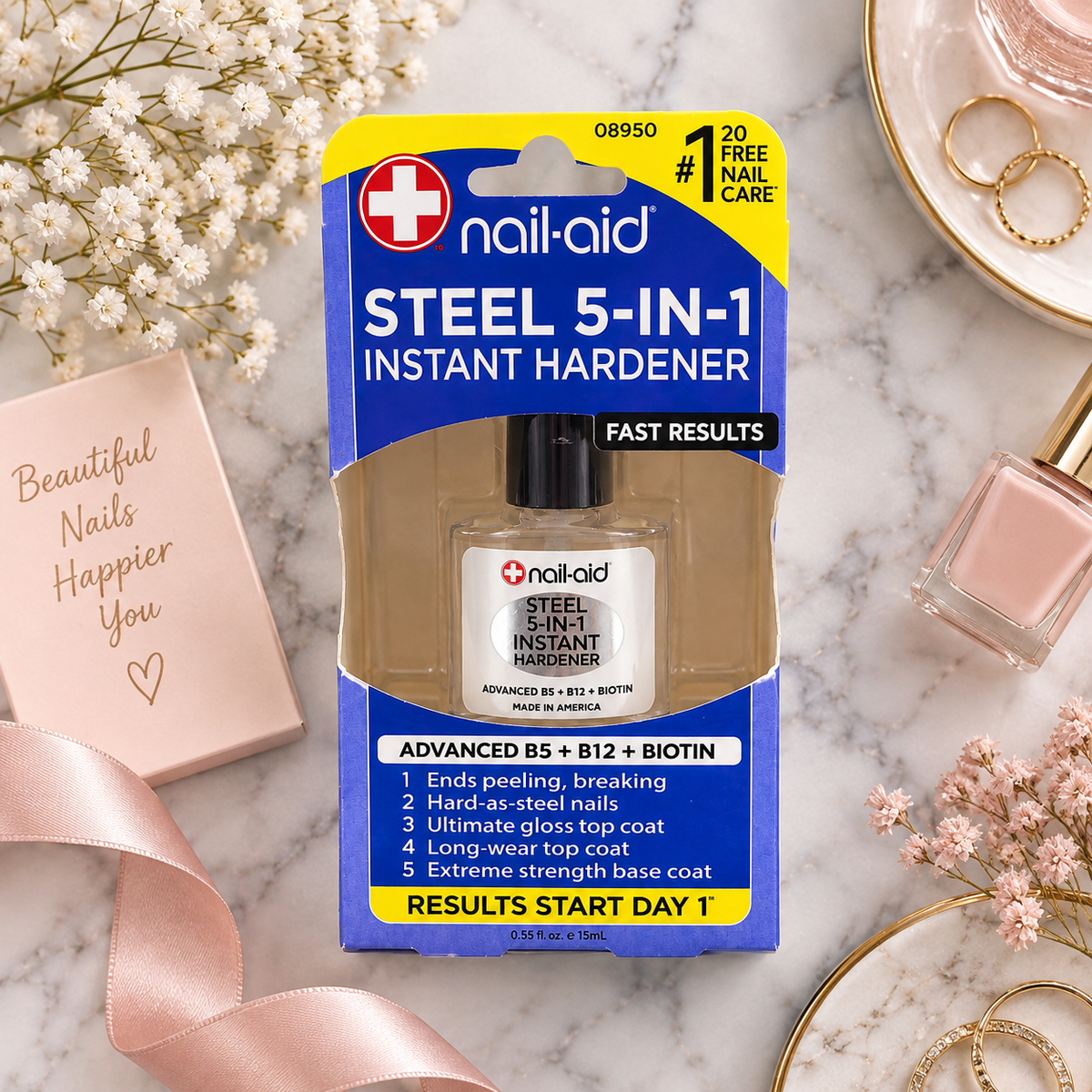 Nail-Aid Tratamiento Fortalecedor Intensivo Uñas Total Cure