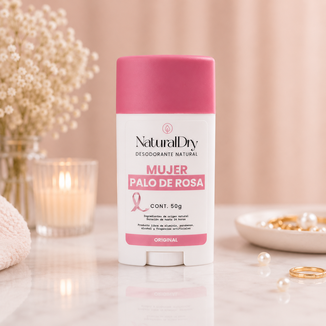 NaturalDry Desodorante Natural Protección Duradera Variantes Aromáticas