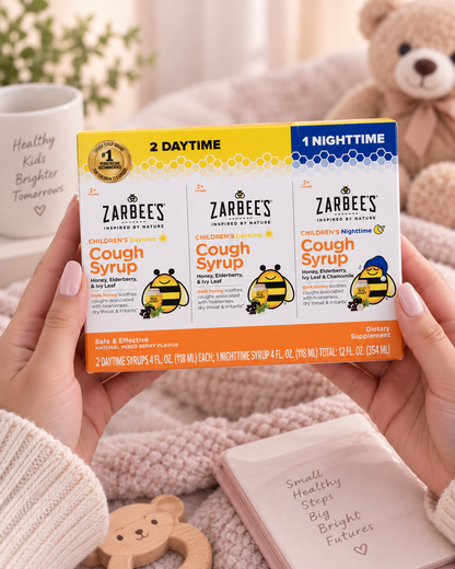 Zarbee's Jarabe Infantil Alivio de Tos Día Noche