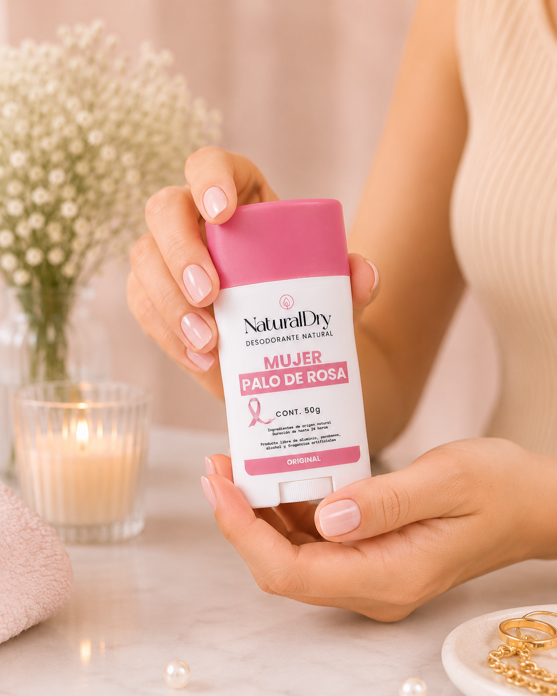 NaturalDry Desodorante Natural Protección Duradera Variantes Aromáticas