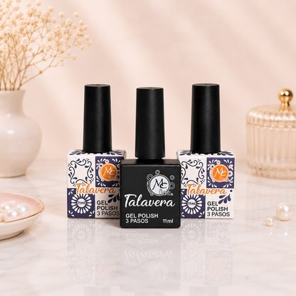MC Nails Gel Duradero Negro Intenso Elegante 083