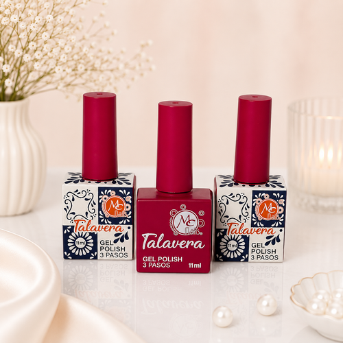 MC Nails Gel Duradero Rojo Cereza Intenso 059