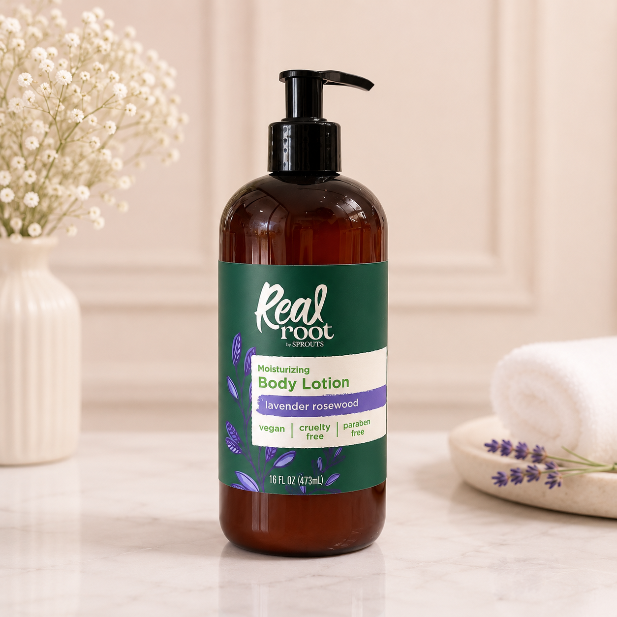Real Root Loción Hidratante Suavidad