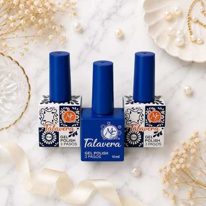 MC Nails Gel Semipermanente Brillo Azul Rey 029