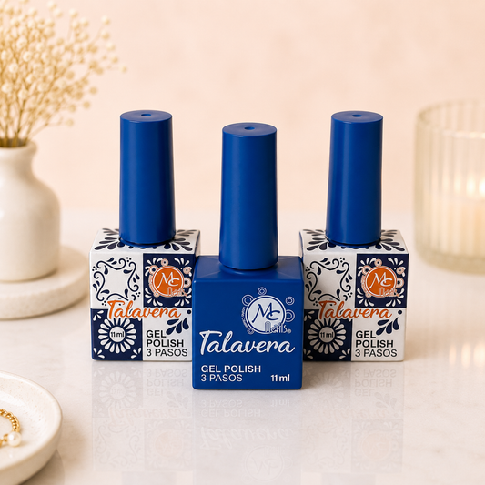 MC Nails Gel Semipermanente Brillo Azul Rey 029