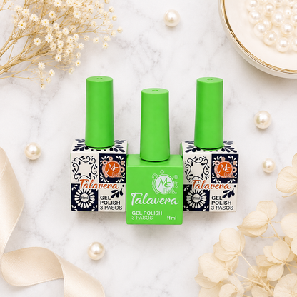 MC Nails Gel Brillante Verde Neón Eléctrico 064