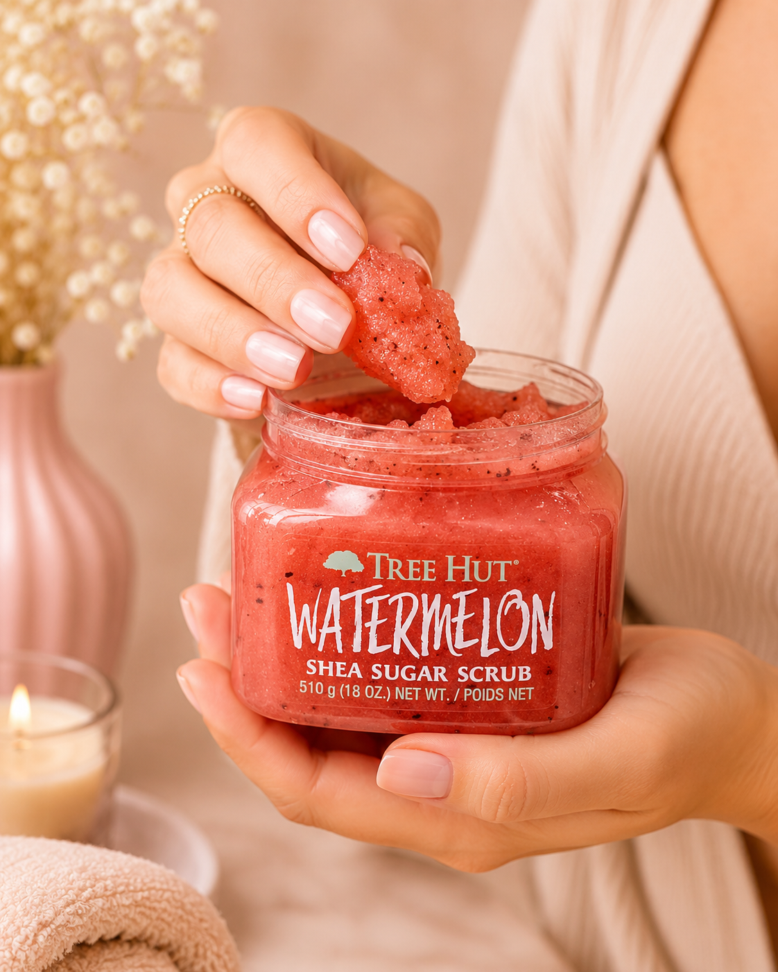 Exfoliante Corporal de Azúcar con Karité Tree Hut Shea Sugar Scrub