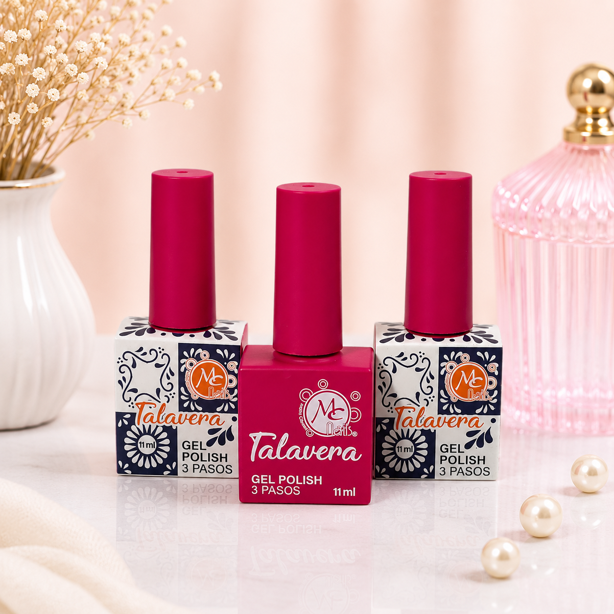 MC Nails Gel Brillante Fucsia Rosa Vibrante 037