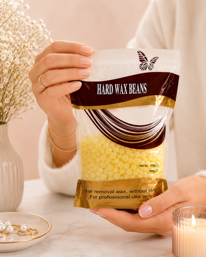 Cera en Perlas Hard Wax Beans Depilación Profesional Sin Bandas