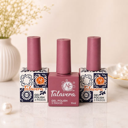 Talavera Gel Polish Brillo Elegante Rosa Mauve 077