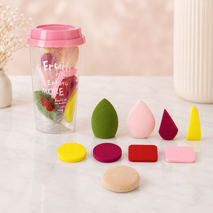 Beauty Blender Aplicación Uniforme Multicolor Frutal