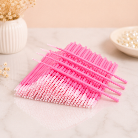 Microbrush  Aplicadores Desechables de Precisión para Pestañas y Uñas