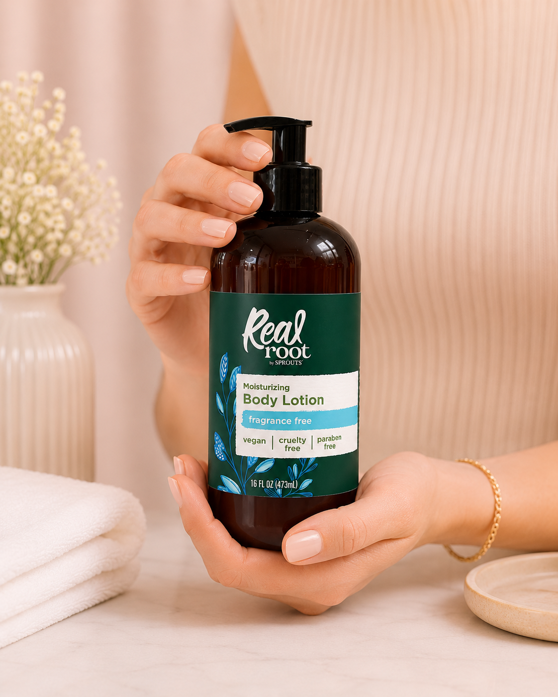 Real Root Loción Hidratante Suavidad
