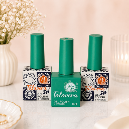 MC Nails Gel Duradero Verde Turquesa Vibrante 066
