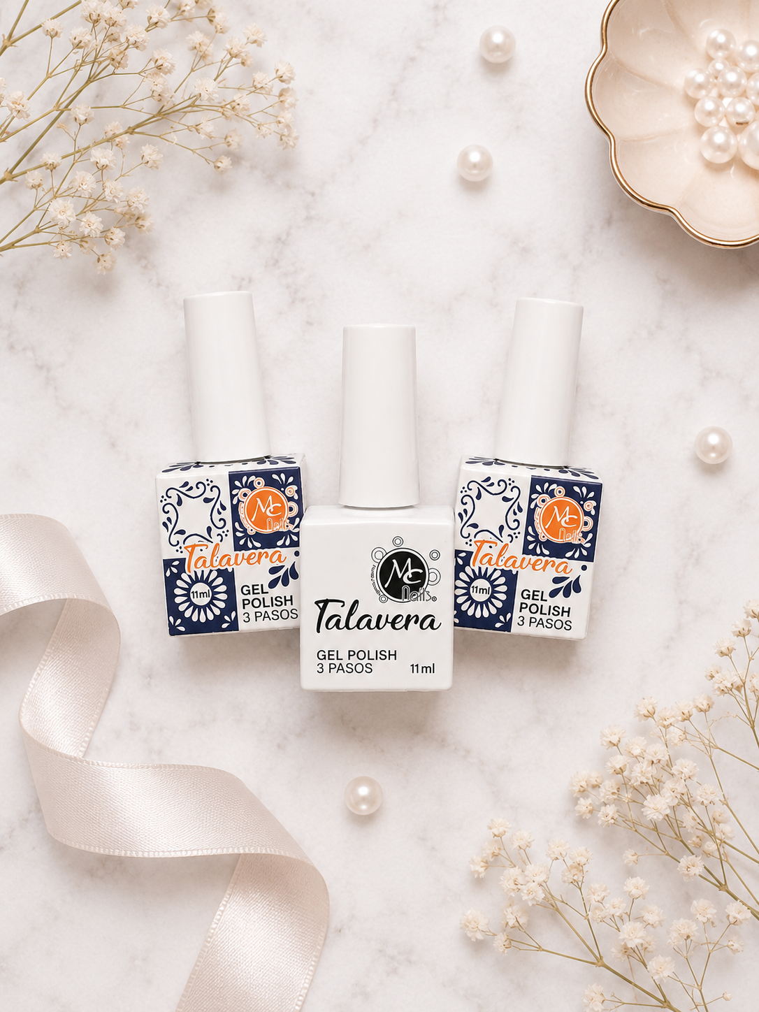 MC Nails Gel Duradero Blanco Puro Elegante 085