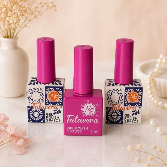 MC Nails Gel Duradero Rosa Fucsia Vibrante 054