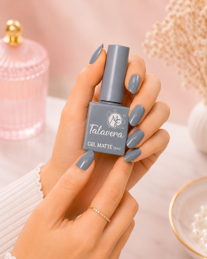 MC Nails Gel Matte Acabado Terciopelo Transparente