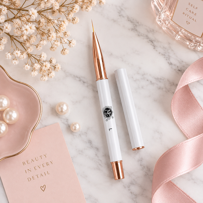 MC Nails Pincel Liner Kolinsky Blanco #3