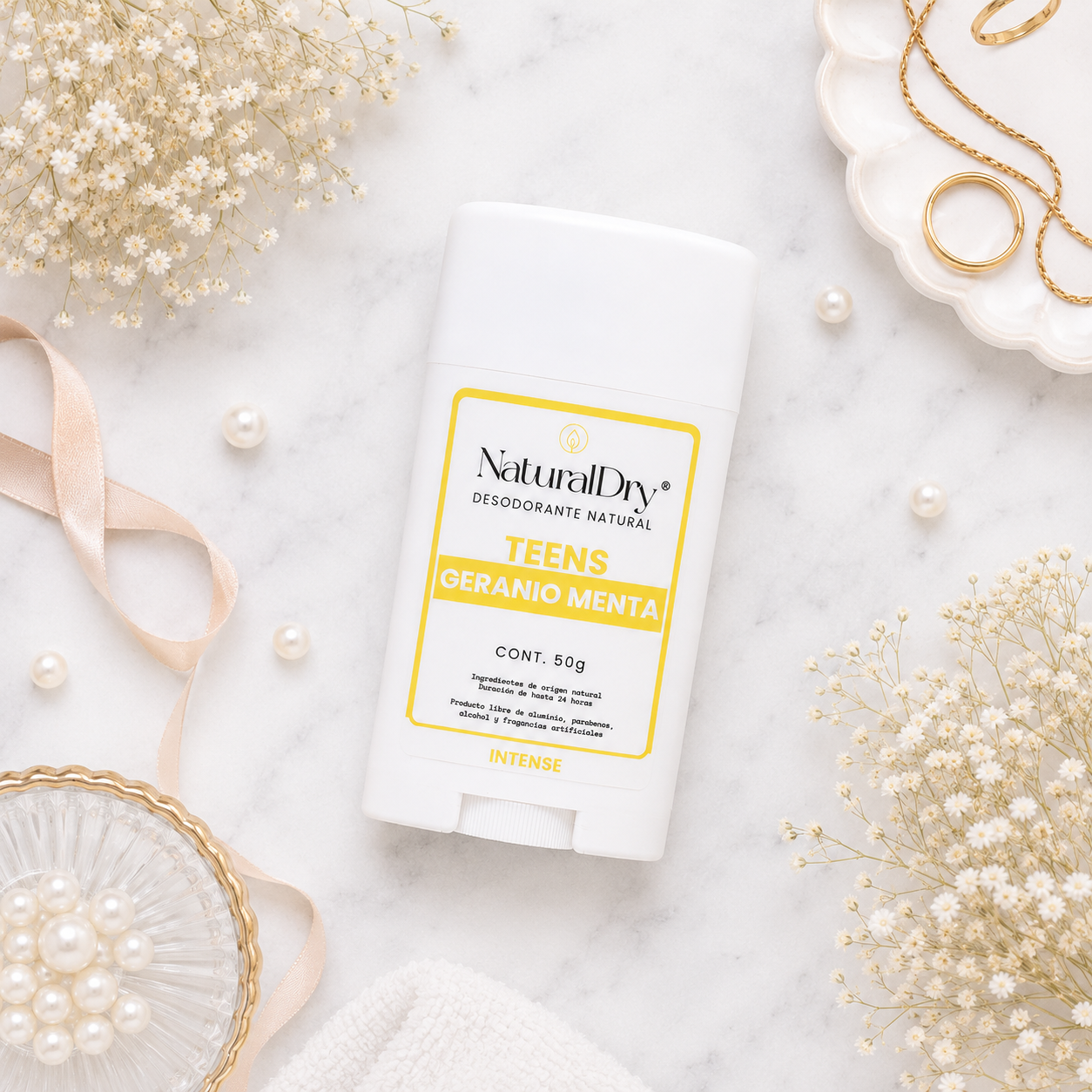NaturalDry Desodorante Natural Protección Duradera Variantes Aromáticas