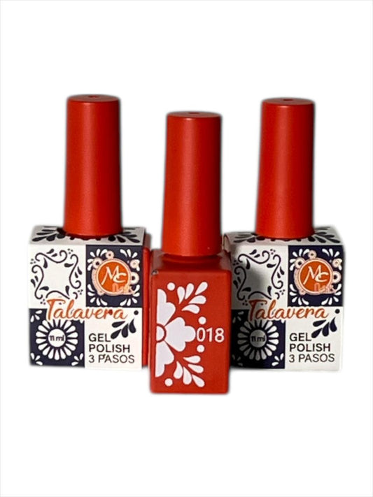 Esmalte en Gel MC Nails Talavera 018 - Coral Encendido
