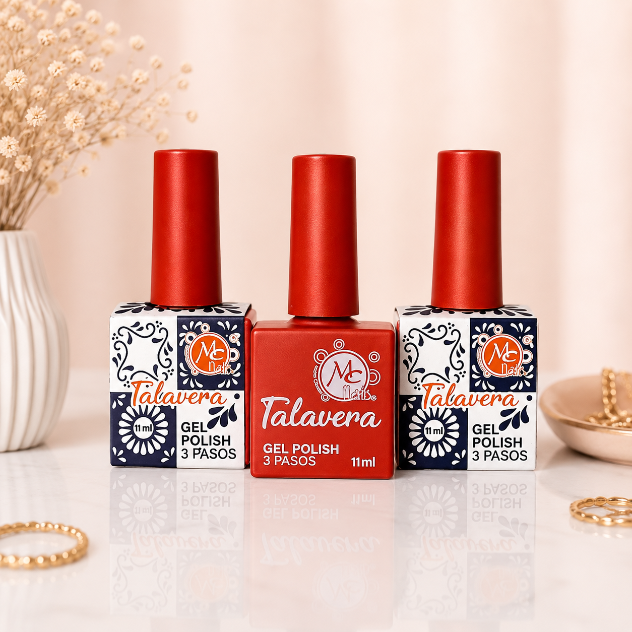 MC Nails Gel Semipermanente Coral Encendido 018 Talavera