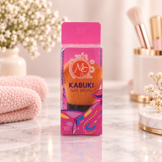 MC Nails Cepillo para Uñas Limpieza Precisa Naranja