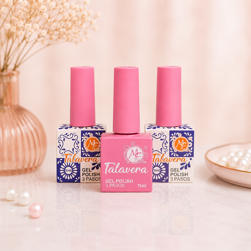 MC Nails Gel Semipermanente Brillo Rosa Chicle Vibrante 046