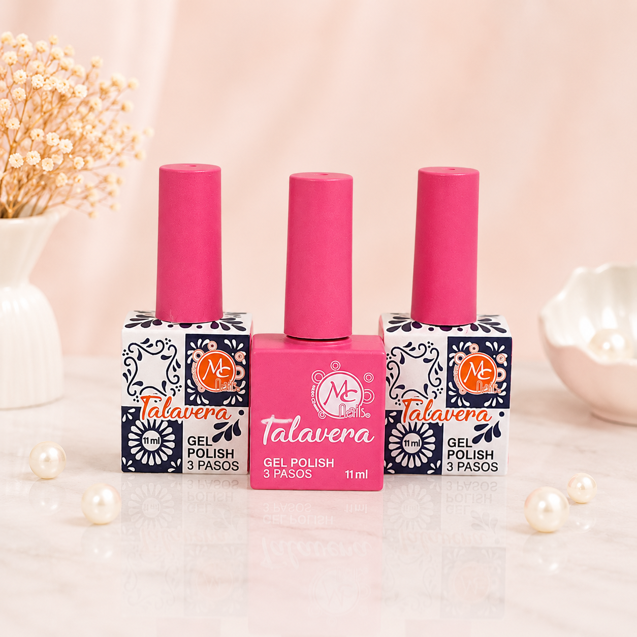 MC Nails Gel Sedoso Rosa Chicle Vibrante 036