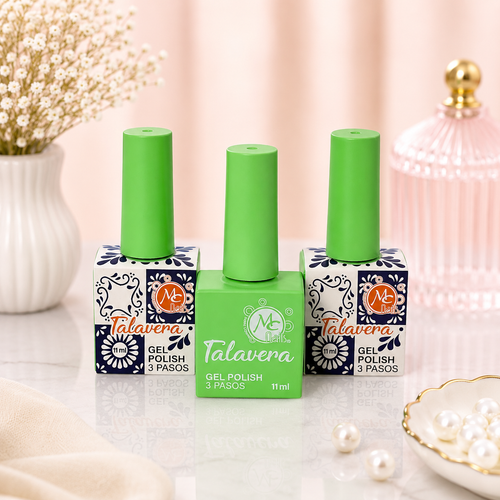 MC Nails Gel Brillante Verde Neón Eléctrico 064