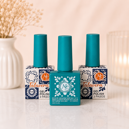 MC Nails Gel Semipermanente Brillo Azul Aqua 031