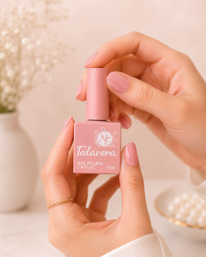 MC Nails Gel Duradero Rosa Nude Suave 080