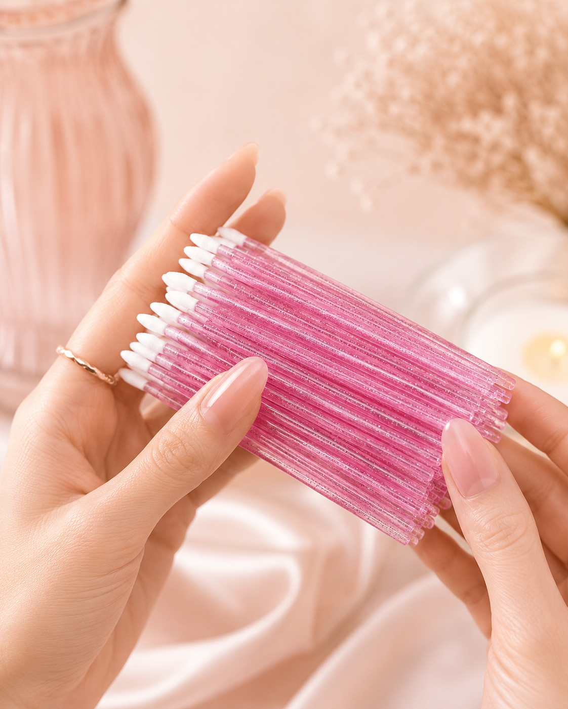 Beauty Aplicadores Labial Acabado Preciso 100 piezas