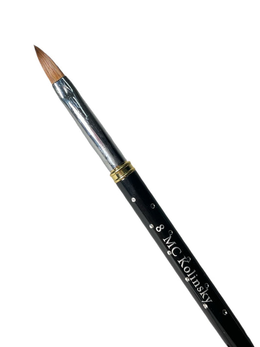 Pincel MC Kolinsky #8 para Acrílico – Profesional de Alta Precisión