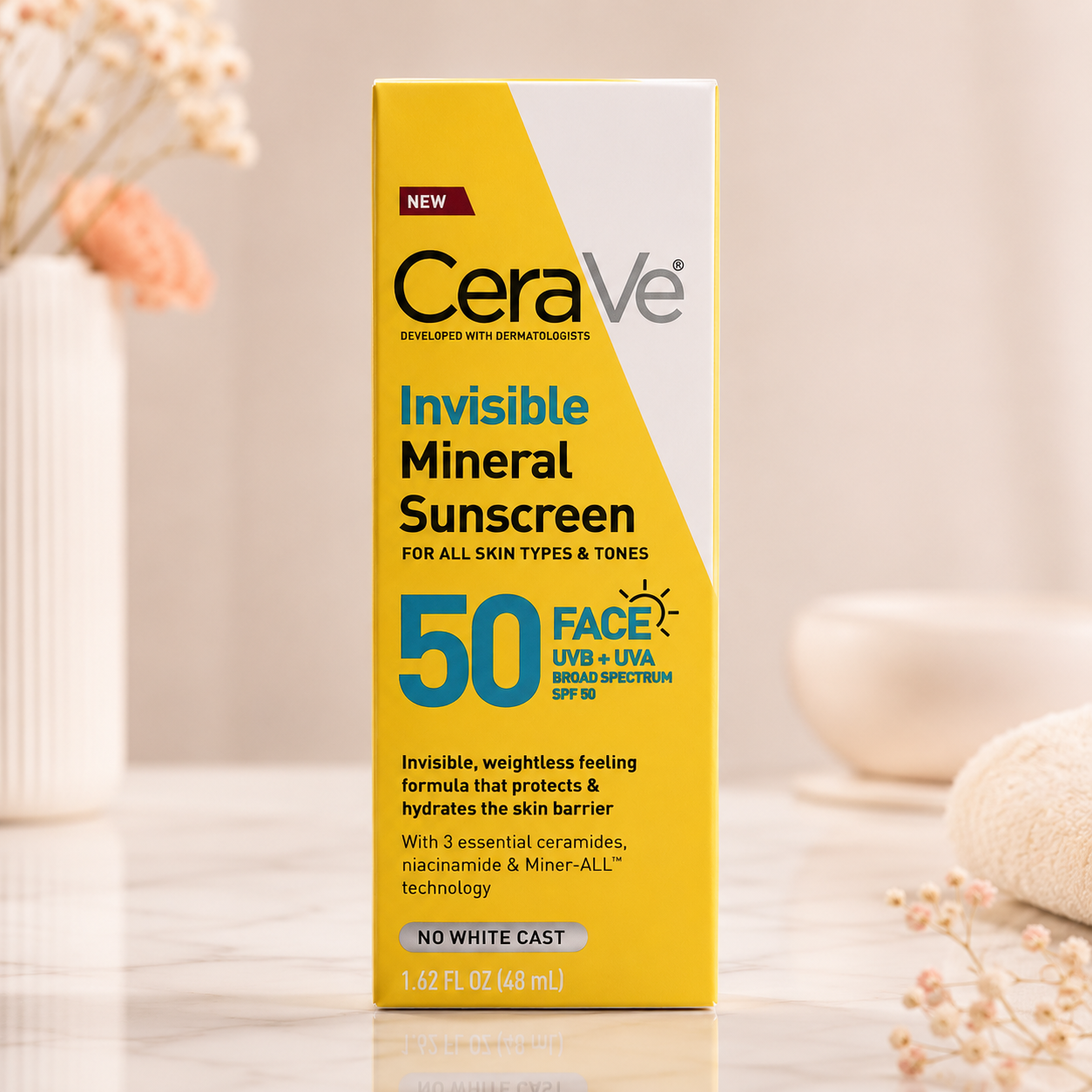 CeraVe Protector Solar Invisible Protección Mineral