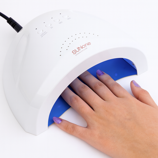 Lámpara LED/UV SUNone para Uñas – Secado Rápido de Gel y Esmalte Semipermanente