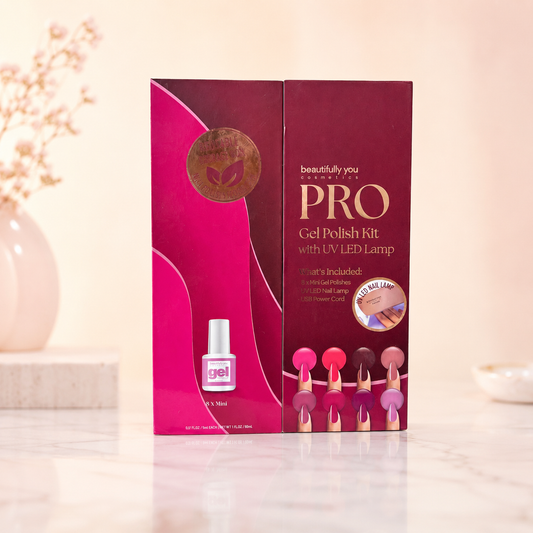Beautifully You Kit Gel Profesional Brillo Intenso Rosa