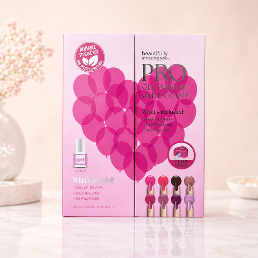 Beautifully Amazing You Kit Gel Profesional Duración Extrema Rosa