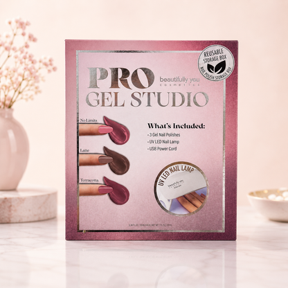 Beautifully You Kit Gel Profesional Acabado Brillante Rosa