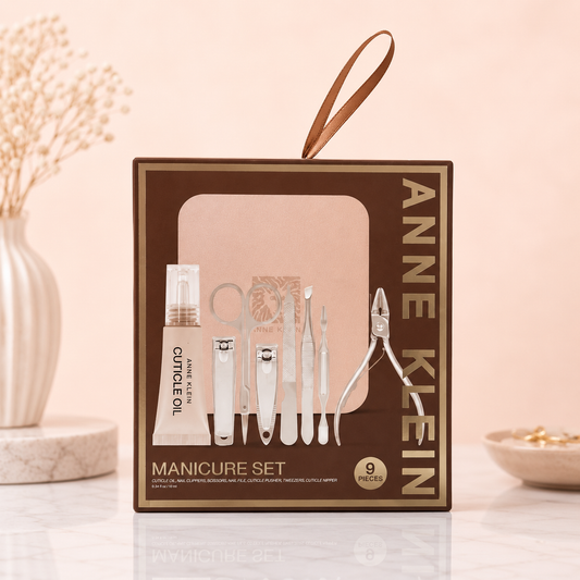 Anne Klein Set Manicure Profesional Precisión Elegante Nude