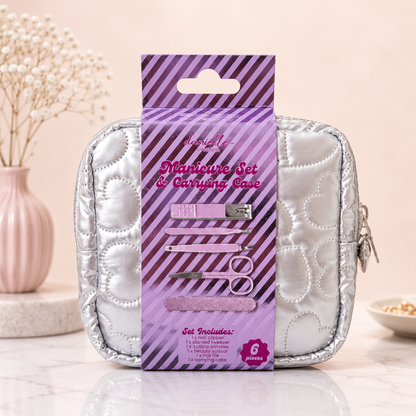 Danielle Creations Set Manicure Profesional Compacto Plata Chic