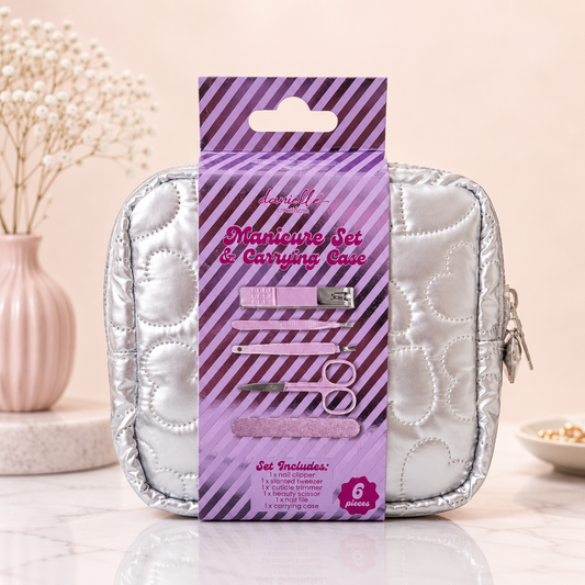 Danielle Creations Set Manicure Profesional Compacto Plata Chic